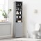 72" Free Standing Tall Floor Bathroom Storage Cabinet with Adjustable Shelves